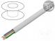 Wire  YTKSY  telecommunication  solid  Cu  3x2x0,5mm2  PVC  white