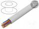 Wire  YTKSY  telecommunication  solid  Cu  10x2x0,5mm2  PVC  white