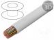 Wire  YTKSY  telecommunication  solid  Cu  30x2x0,5mm2  PVC  white