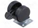 Furniture wheel  Ø  40mm  H  44mm  torsional with lock  40kg