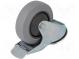 Transport wheel  Ø  100mm  W  32mm  H  128mm  torsional with lock