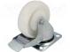 Transport wheel  Ø  100mm  W  30mm  H  128mm  torsional with lock