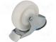 Transport wheel  Ø  100mm  W  30mm  H  128mm  torsional with lock
