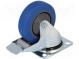 Transport wheel  Ø  100mm  W  32mm  H  128mm  torsional with lock