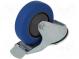 Transport wheel  Ø  100mm  W  32mm  H  128mm  torsional with lock