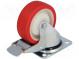 Transport wheel  Ø  100mm  W  30mm  H  128mm  torsional  150kg