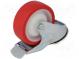 Transport wheel  Ø  100mm  W  30mm  H  128mm  torsional with lock