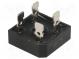 Single-phase bridge rectifier  Urmax 100V  If 15A  Ifsm 300A