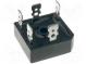 Single-phase bridge rectifier  Urmax 1000V  If 35A  Ifsm 400A