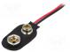 6F22 connector  Leads  cables  Size  6F22,6LR61  Batt.no  1  150mm