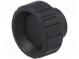 Knob  Ø  25mm  Int.thread  M6  8mm  H  19mm  polyamide  knurled