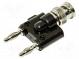 4mm banana  banana 4mm socket x2,BNC plug  500V  double