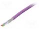 Wire  automatics  1x2x0,64mm2  solid  Cu  PVC  violet  CPR  Eca  250V
