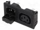 Connector  AC supply  socket  male,female  10A  250VAC  IEC 60320