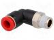 Composite connector  angled  BSP 1/8