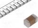 Конденсатор  керамический  MLCC  1,5нФ  50ВDC  C0G  ±5%  SMD  0402