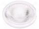 LED lens  round  Mat  PMMA plexiglass  transparent  22÷28°  Ø  35mm