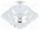 LED lens  square  Mat  PMMA plexiglass  transparent  152÷174°