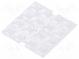 LED lens  square  Mat  PMMA plexiglass  transparent  H  3.7mm
