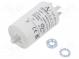 Capacitor  motors, run  8uF  470VAC  Ø35x56.5mm  -25÷85°C  ±5%