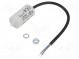 Capacitor  motors, run  4uF  470VAC  Ø30x58.5mm  -25÷85°C  ±5%