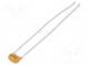 Capacitor  ceramic  MLCC,monolithic  22pF  100V  C0G  ±5%  THT