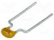 Capacitor  ceramic  MLCC,monolithic  100pF  50V  C0G  ±5%  THT