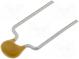 Capacitor  ceramic  MLCC,monolithic  15nF  100V  X7R  ±10%  THT