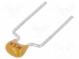 Capacitor  ceramic  MLCC,monolithic  2.2nF  100V  X7R  ±10%  THT
