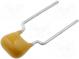 Capacitor  ceramic  MLCC,monolithic  1uF  50V  X7R  ±10%  THT