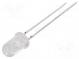LED  5mm  red  12000÷23500mcd  15°  20mA  2.1÷2.6V  Front  convex