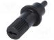 Knob  shaft knob  black  20mm  Application  CA9M