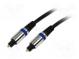 Cable  Toslink plug,both sides  1.5m  Øcable  5mm  Øcore  2.2mm