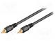 Cable  RCA plug,both sides  10m  Plating  nickel plated