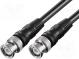 Cable  50Ω  5m  BNC plug,both sides  black