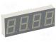 Display  LED  7-segment  14mm  red  1.2-6.4mcd  cathode  No.char 4