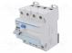 RCD breaker  Inom  25A  Ires  30mA  Max surge current  250A  DIN
