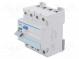RCD breaker  Inom  40A  Ires  100mA  Max surge current  250A  DIN