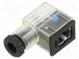 Plug for coil  PIN  3  natural (transparent)  24V  A  20.8mm