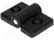 Hinge  Width  54mm  technopolymer PA  black  H  36mm  for profiles