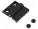 Hinge  Width  40mm  technopolymer PA  black  H  40mm  Ext.thread  M5