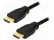 Кабель  HDMI 1.4  вилка HDMI,с обеих сторон  0,2м  черный