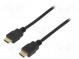 Cable  HDMI 2.1  HDMI plug,both sides  2m  black