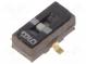 Switch  slide  Pos  2  SPDT  0.1A/6VDC  ON-ON  Mounting  SMT