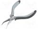 Pliers  curved, half-rounded nose, elongated  ESD