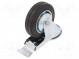 Transport wheel  Ø  100mm  W  25mm  H  128mm  70kg  rubber  CSG