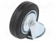Transport wheel  Ø  100mm  W  25mm  H  128mm  torsional  70kg  rubber