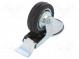 Transport wheel  Ø  80mm  W  25mm  H  105mm  50kg  rubber  CSG