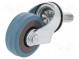 Transport wheel  Ø  50mm  W  17mm  H  69mm  torsional,with lever