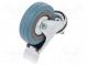 Transport wheel  Ø  75mm  W  21mm  H  100mm  torsional with lock